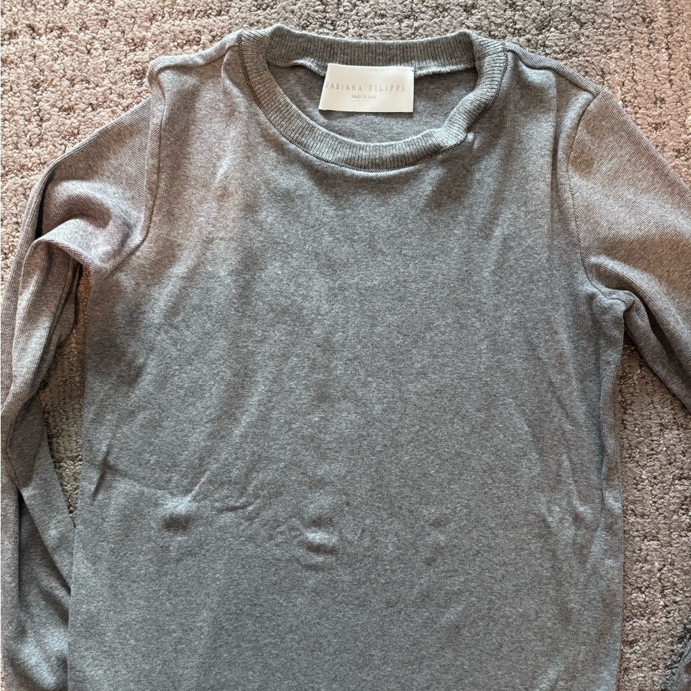 Adriano Filippi Women's Gray Crewneck Sweater